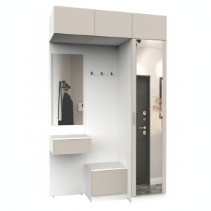 Набор мебели для прихожей "Марсель-255" МР 01-255 В2490 Ш1500 Г580 (ЛД..